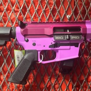 BPA Mod PX9 9MM AR- CERAKOTED Sangria & Perplexed