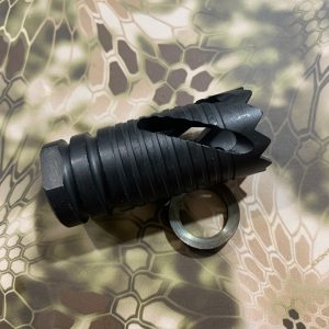 Tacfire 223/556 spiral Muzzle Break Black nitride