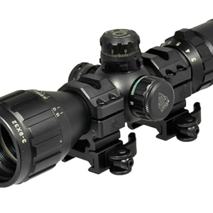 UTG 3-9x32  Bugbuster scope 1in Tube Mil-Dot Reticle red/green illumination Medium Profile Picatinny/Weaver Rings