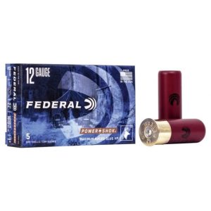 Federal Powershock 12G Maximum Rifled Slug HP 2 3/4" 1 oz 5 shotshells