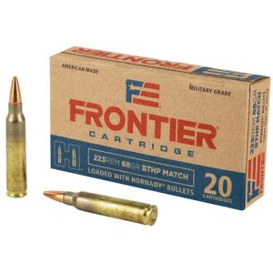 Hornady Frontier .223 Rem Ammo 68 Gr HPBT , 20rds