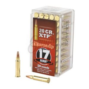 Hornady 17 HMR 20gr XTP Rimfire Varmint Express Ammunition 50rds