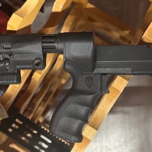 archangel 5.56 conversion stock with extended length monolithic rail forend