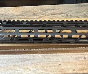 15" Slim M-Lok Free-Float Handguard with full rail