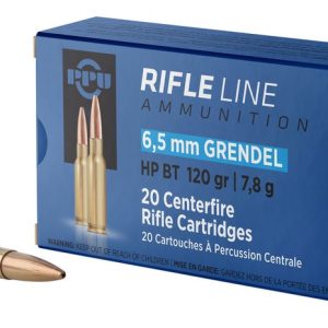 Prvi Partizan 6.5 Grendel Ammo 120 Grain Hollow Point Boat Tail