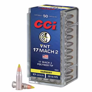 CCI .17 Mach 2 Varmint Ammo 17 gr  50rnds